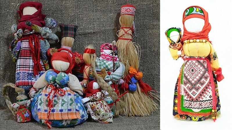 The motanka doll can be made with your own hands
