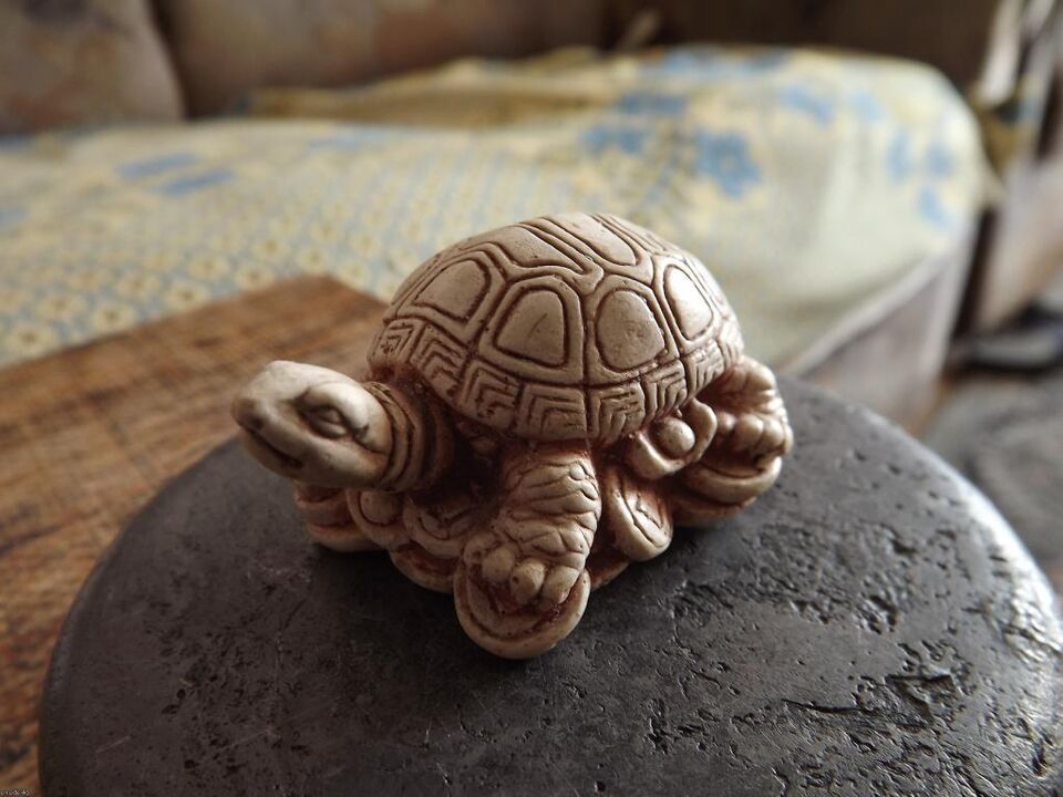 turtle statuette as a good luck amulet